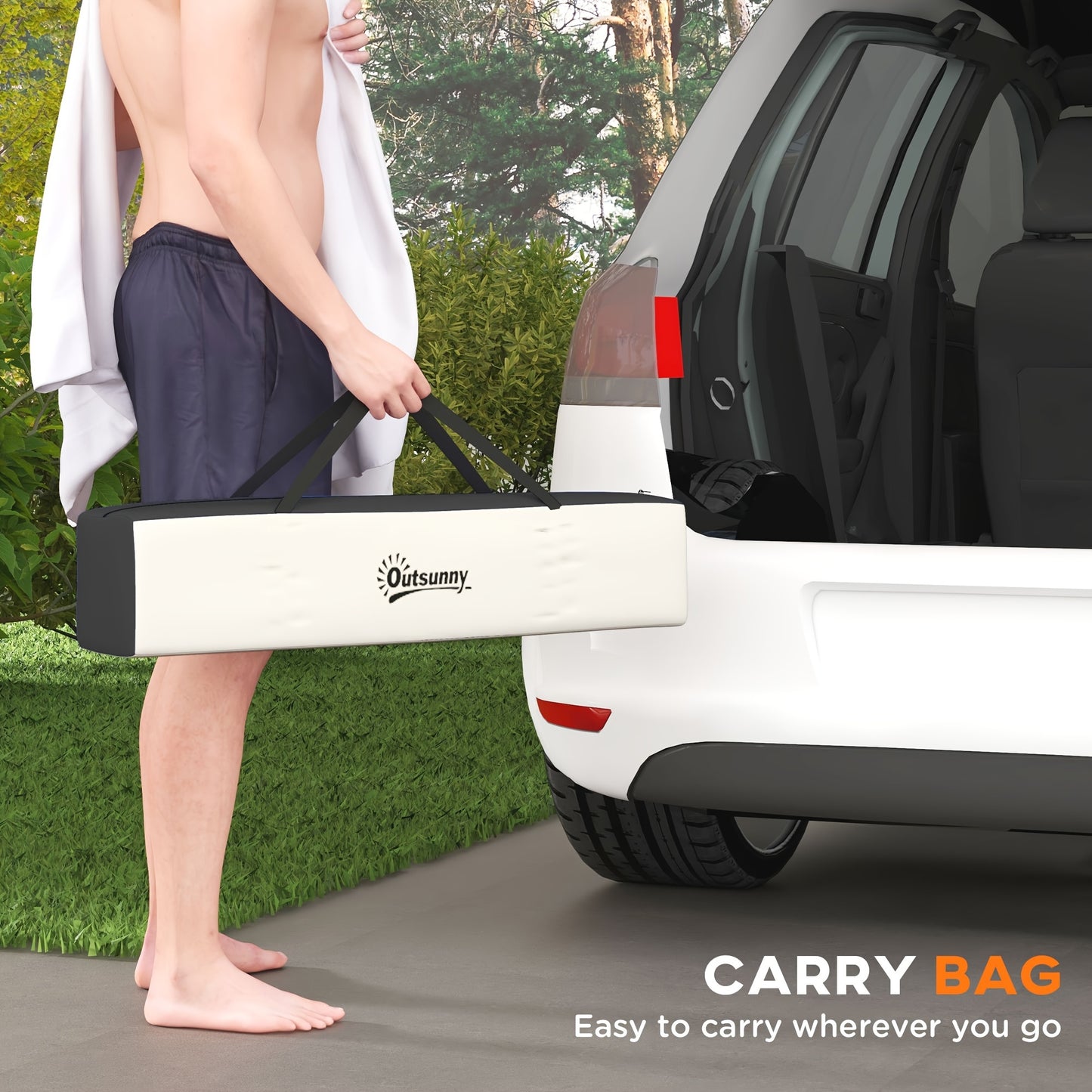 Portable Shower Tent, Privacy With Solar Shower Bag,