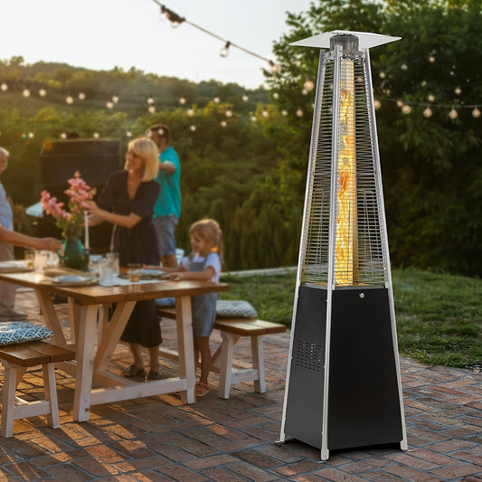 Pyramid Patio Heater, 48,000 BTU Outdoor Propane Patio Heater,