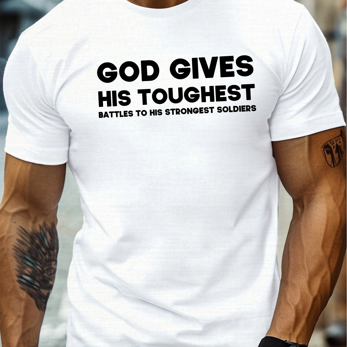 Big & Tall Men's summer t-shirt, short sleeve.