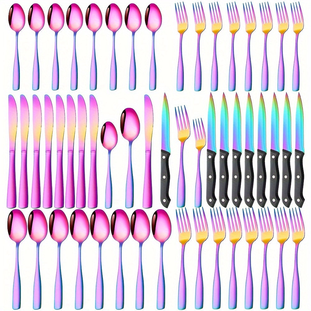 Set Of 48 Pieces Of Stainless Steel Silverware, Read More