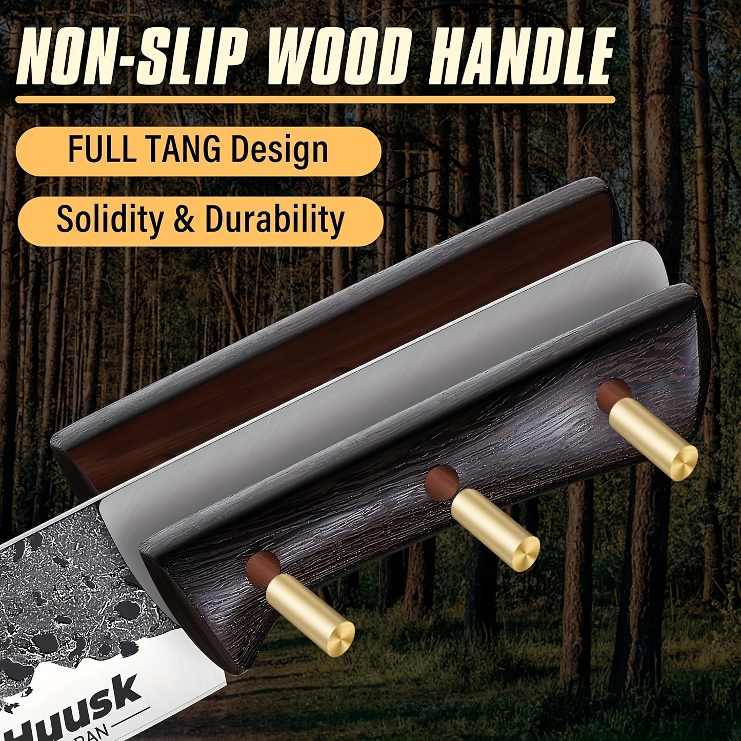 Hand Forged Chef Knife Set - High Carbon Steel Cooking Knifes,