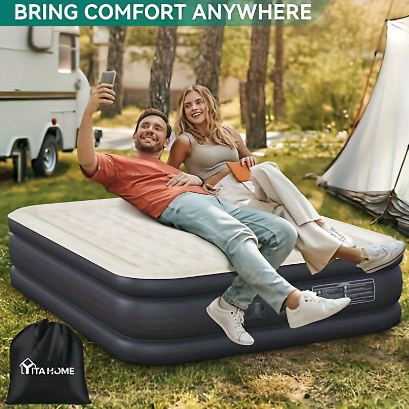 Outdoor Bliss Luxury Inflatable Mattress Home, Travel & Camping.