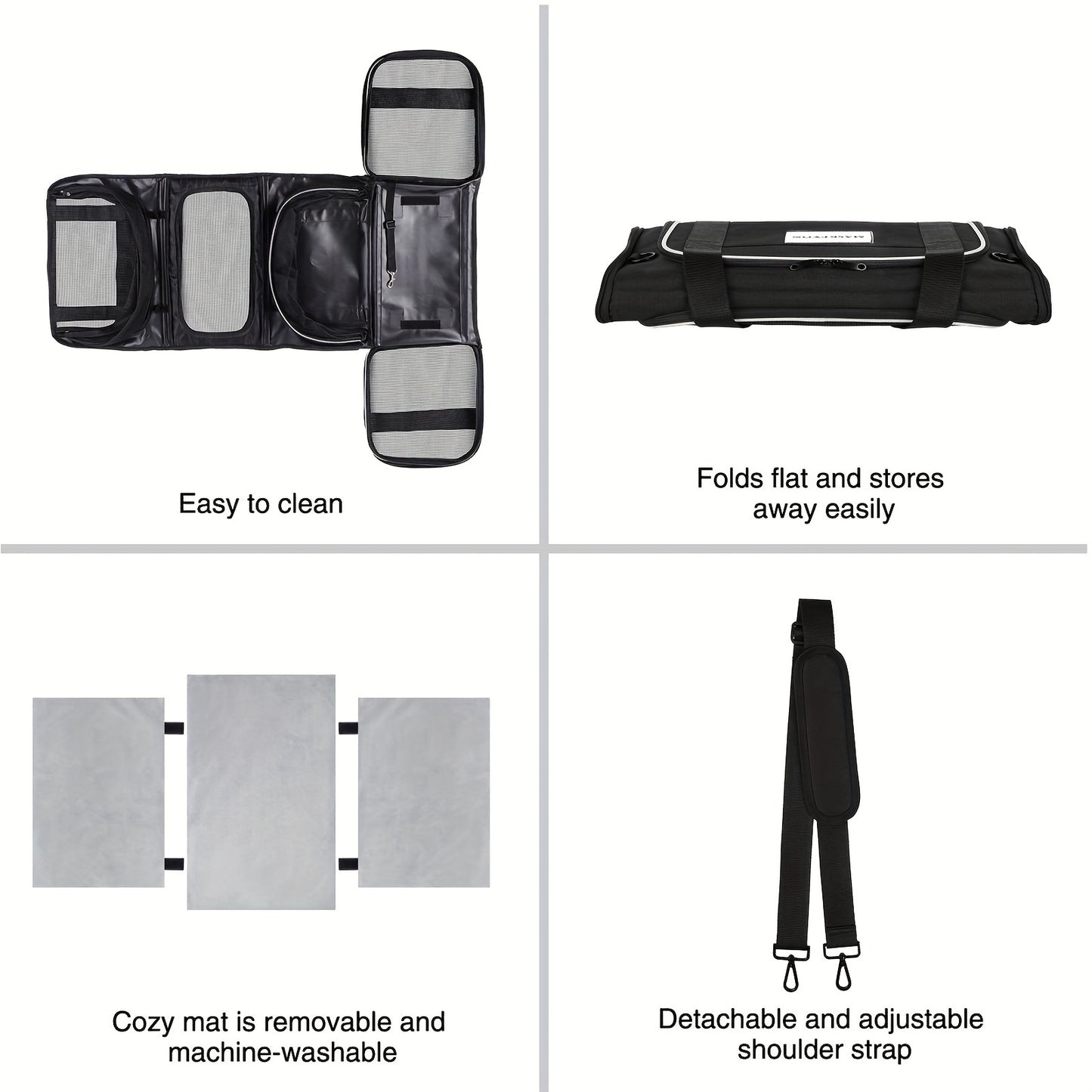 Pet Carrier Airline Approved, 4 Sides Expandable Cat & Small Dog Carrier Read More.