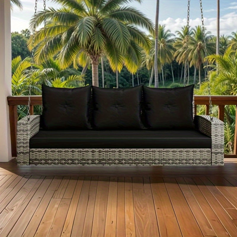 Wicker Hanging Porch Swing Lounge Read More