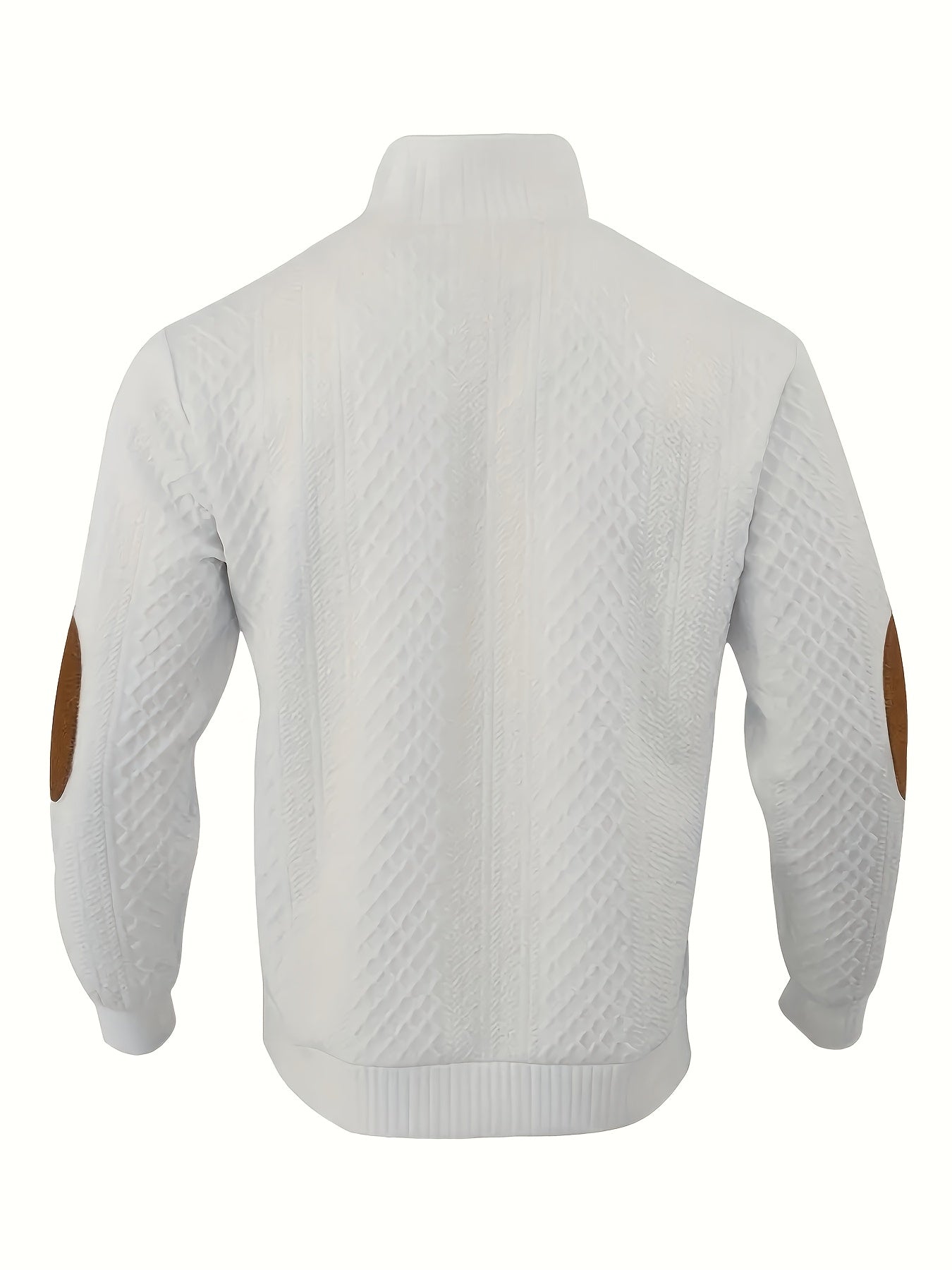 Men's Warm Shirt Soft Beige Knit,