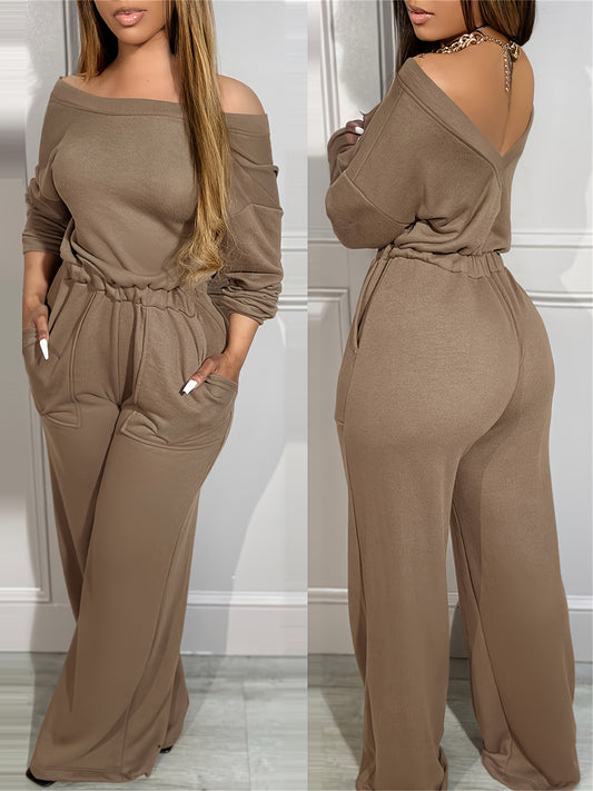 Women’s Sexy Off Shoulder Romper Winter