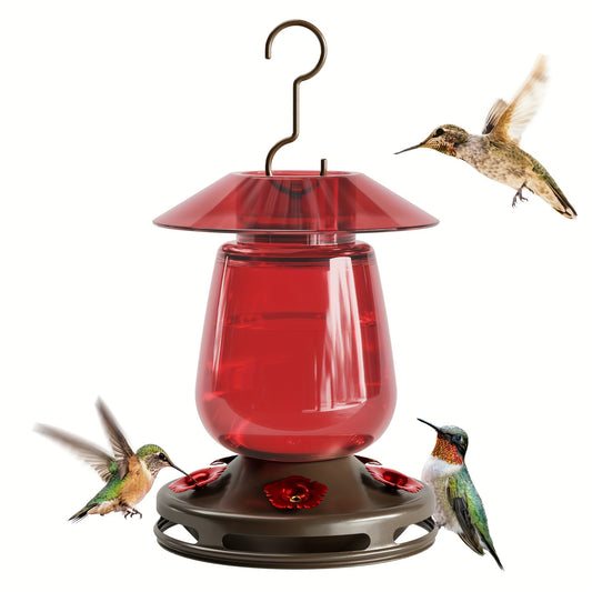 16 Ounces Glass Hummingbird Feeder For Outdoors.