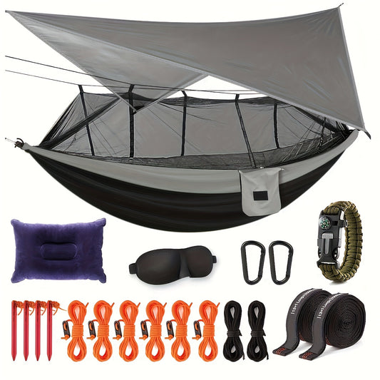 Portable Double Hammock With Bug Net And Tent Tarp. Read More