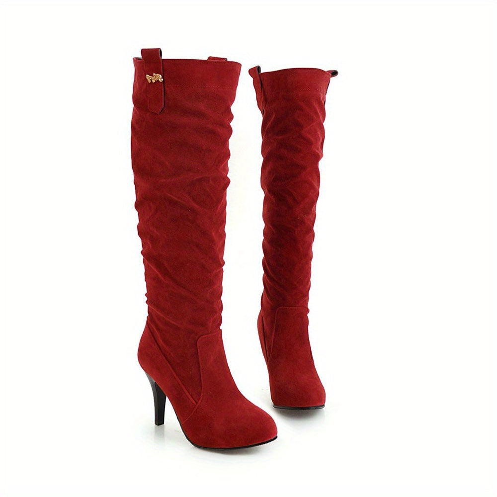 Women’s Mid Calf Stiletto Heel Boots