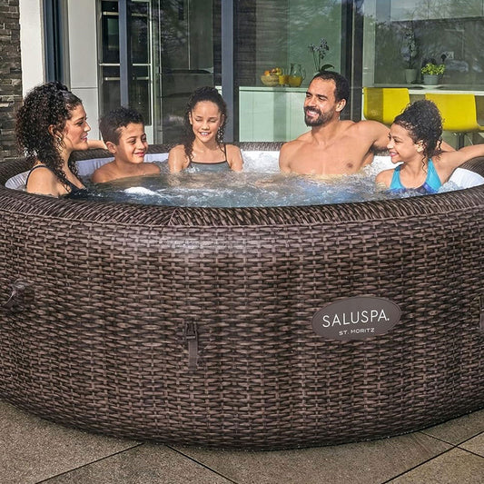 Portable Inflatable Hot Tub Spa with Energy Sense Cover