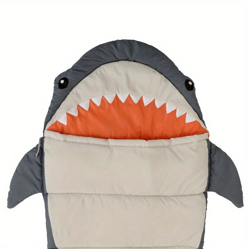 Youth Sleeping Bag - Shark Design,