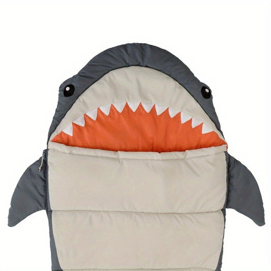 Youth Sleeping Bag - Shark Design,
