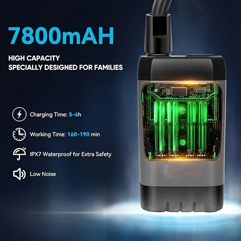 7800mAh Rechargeable Portable Camping Shower