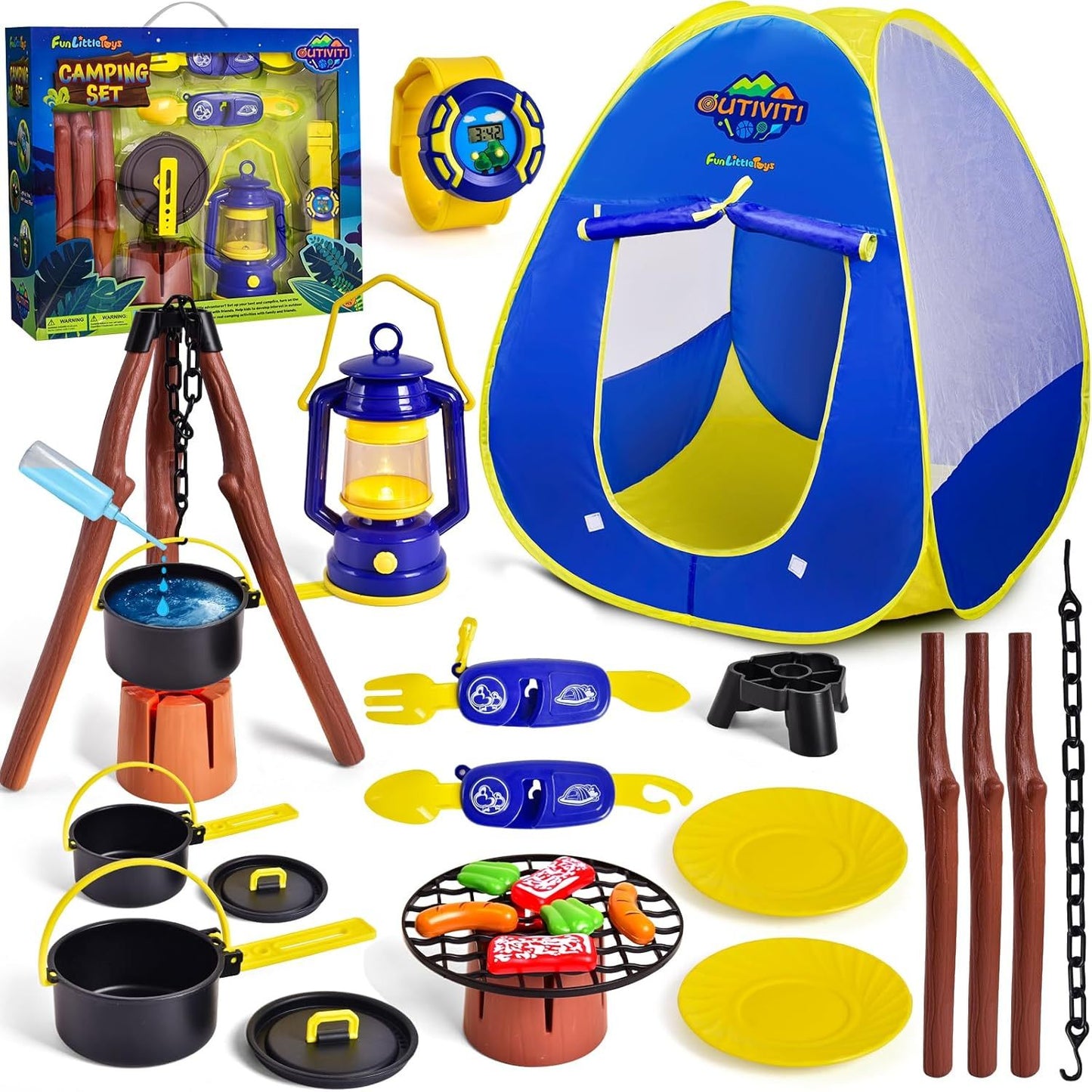 Pop-Up Play Tent For Kids: Camping Toys