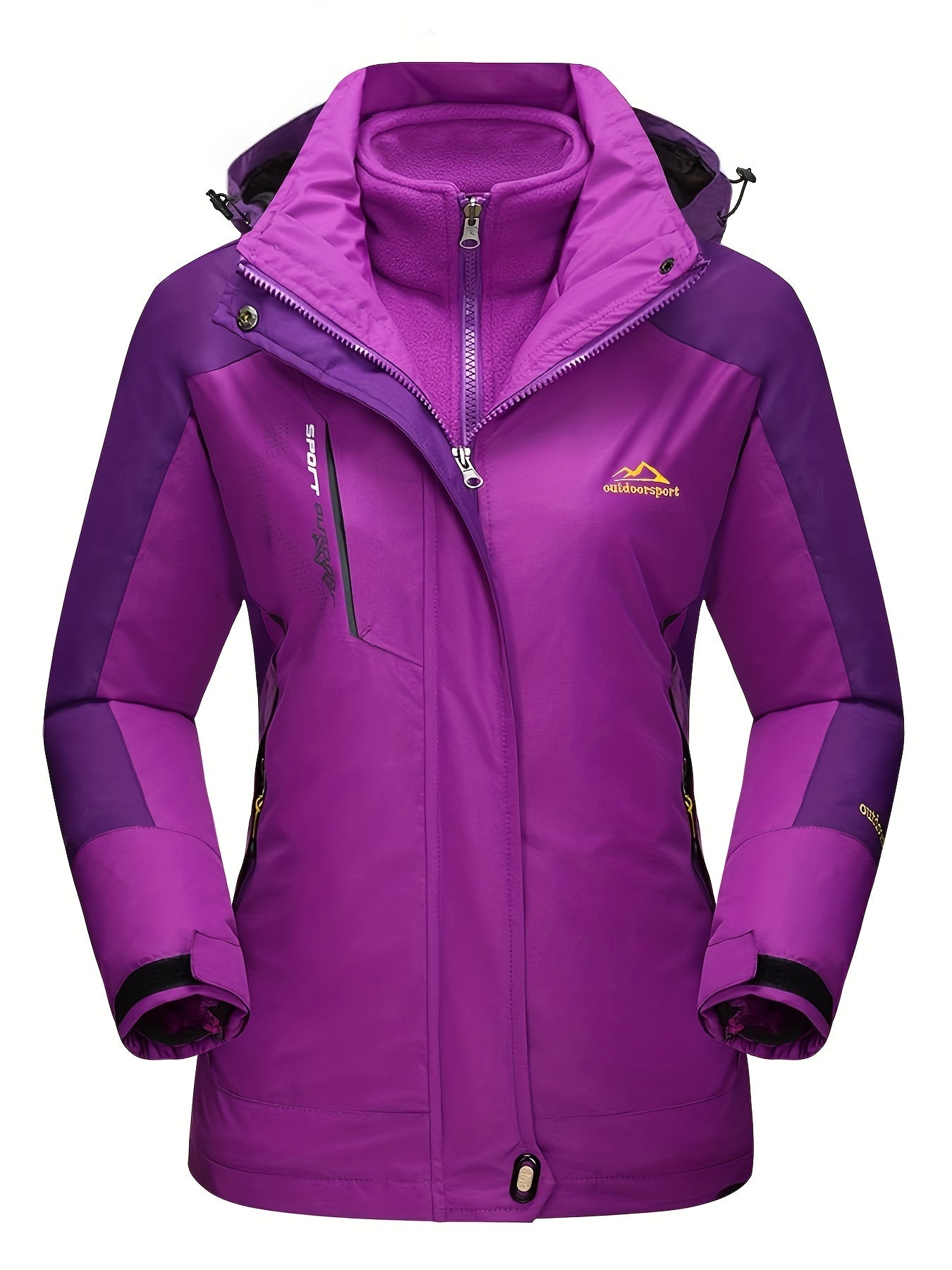 Women's 3-in-1 Winter Coats Hiking, Camping Jacket