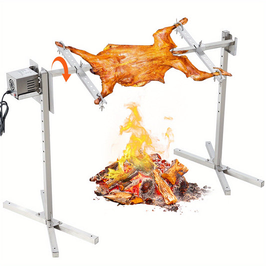 Electric BBQ Stainless Steel Rotisserie Grill Kit.