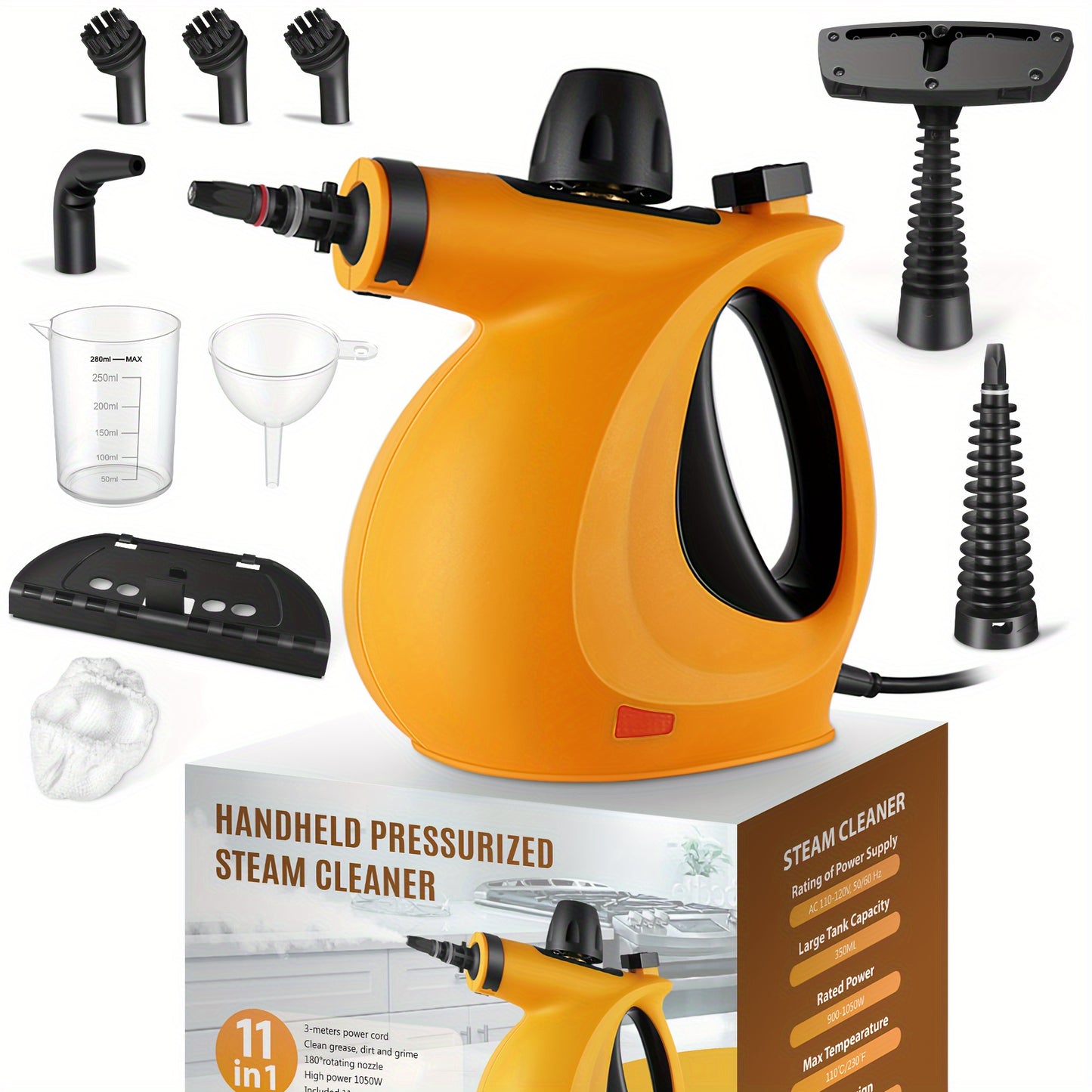 Home and Car Handheld Steam Cleaner.