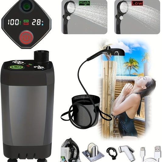7800mAh Rechargeable Portable Camping Shower