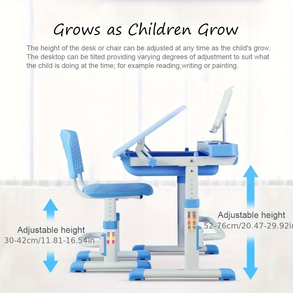 Kids Study Desk And Chair Set,
