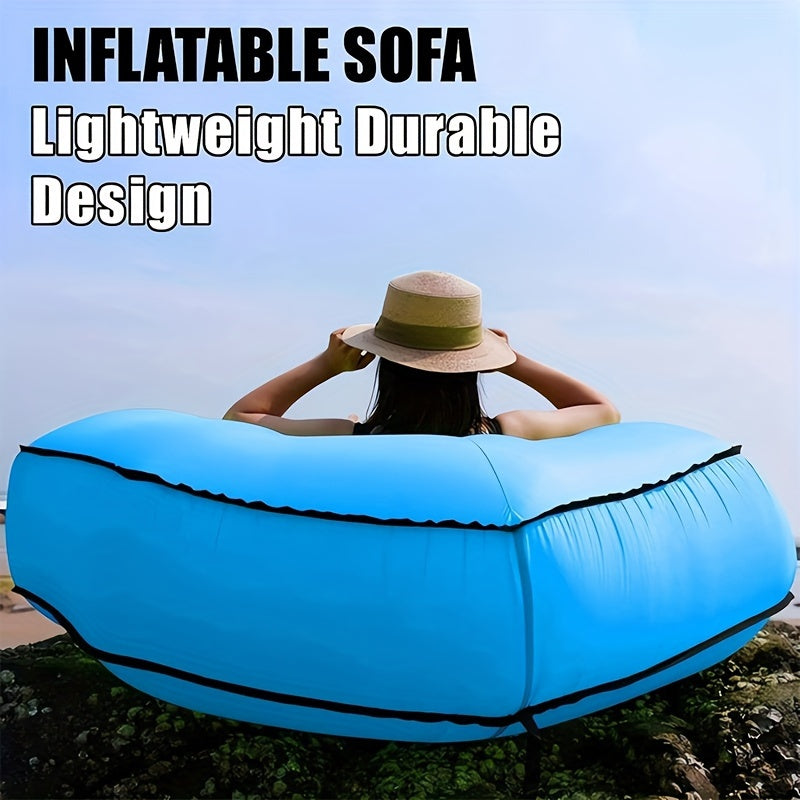 Inflatable Air Sofa with Sun-Shade Waterproof.