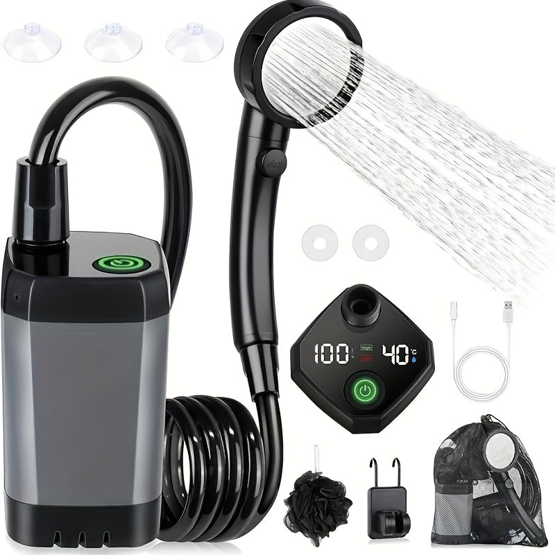 7800mAh Rechargeable Portable Camping Shower