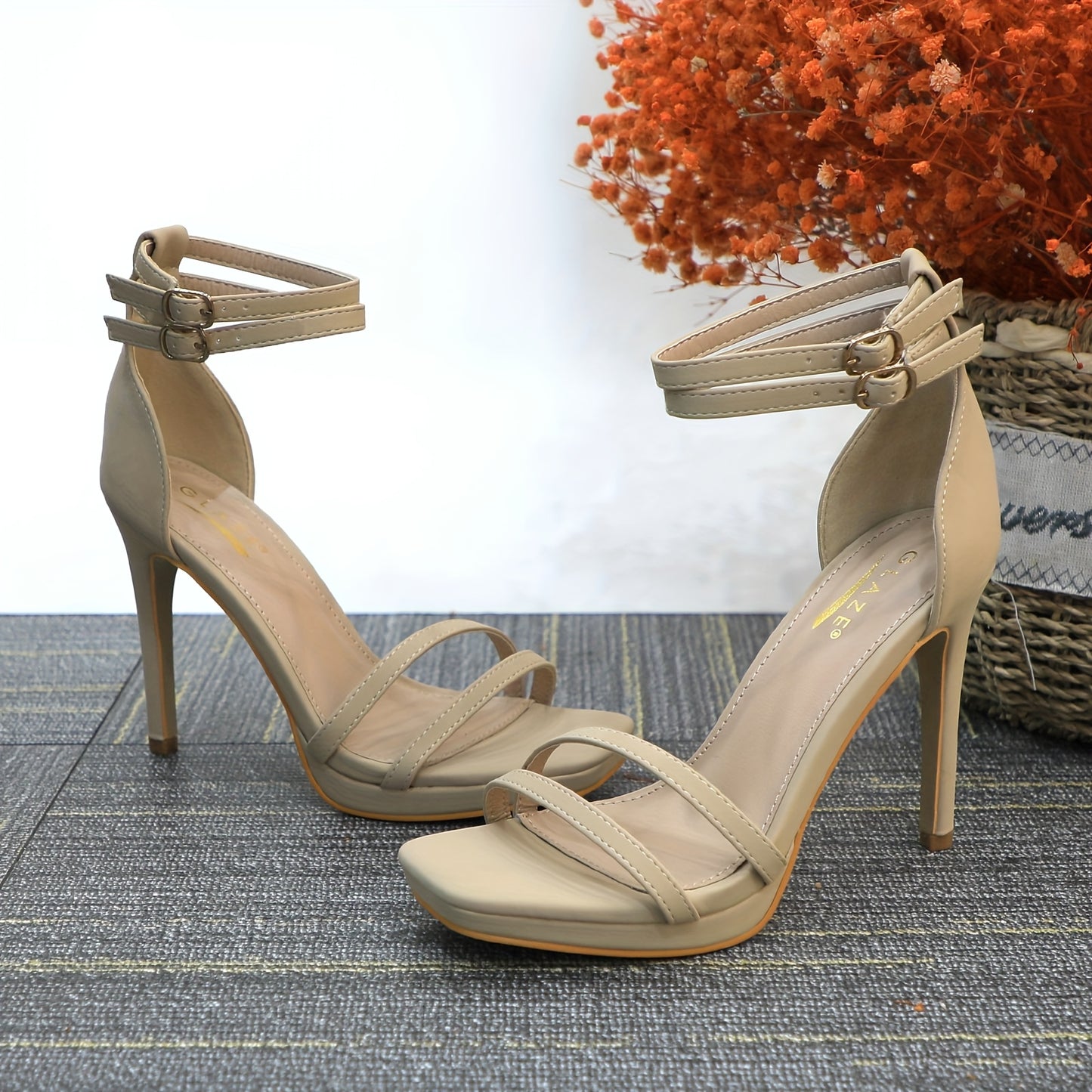 Women's Strappy Stiletto Heeled Sandals
