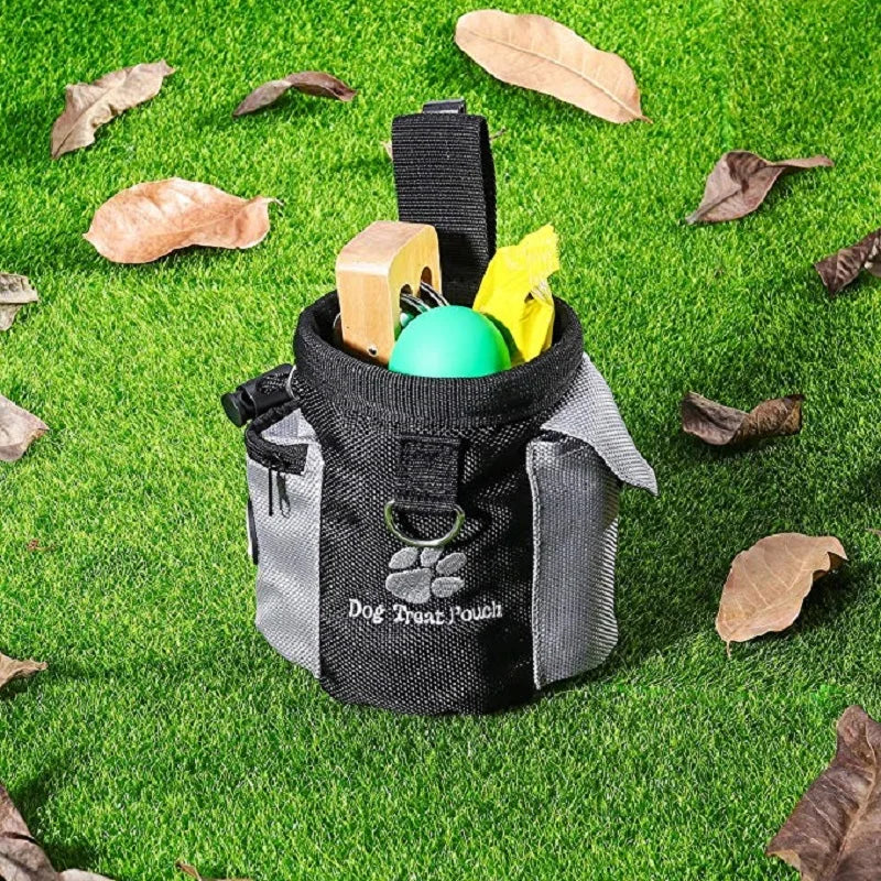 Portable Dog Treat Bag Pouch for Training Dog Snacks.