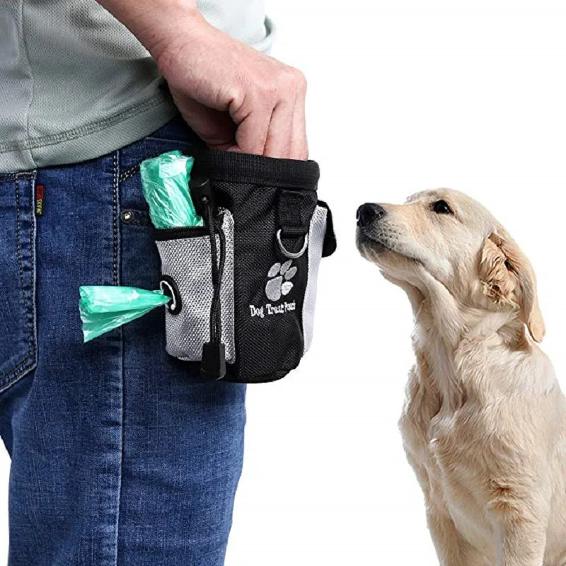 Portable Dog Treat Bag Pouch for Training Dog Snacks.