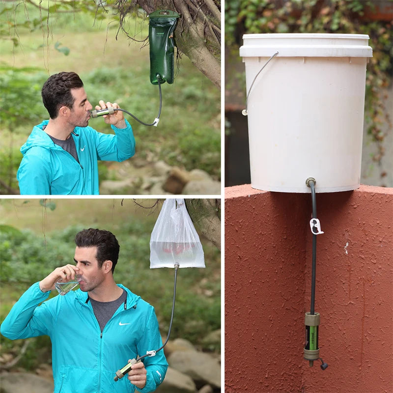 Portable Outdoor Water Filter Survival Kit