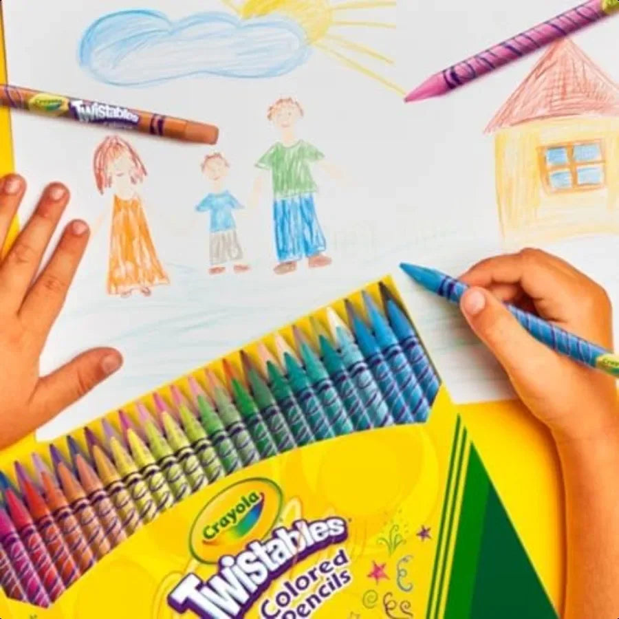 Twistable Colored Pencil Set 50 Pieces