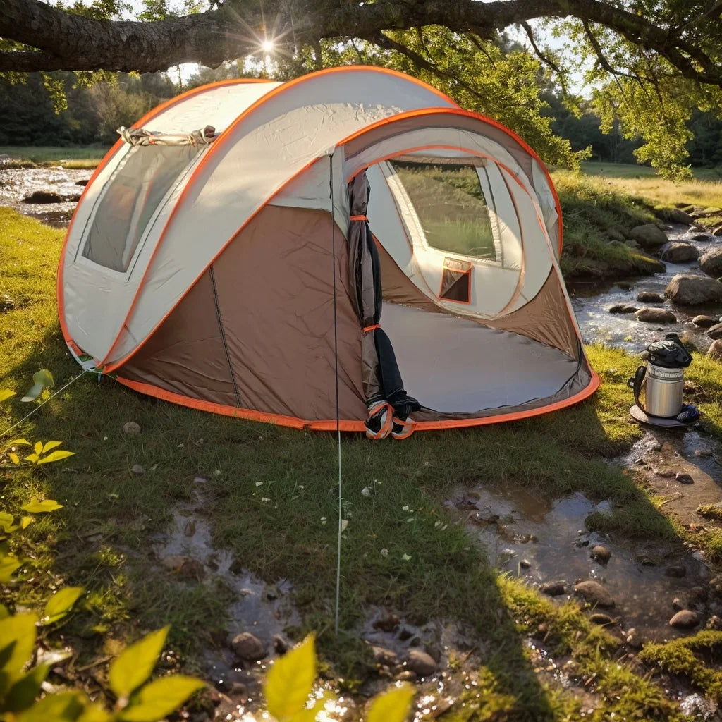 Automatic Pop Up Camping Tent for 4 to 6 People
