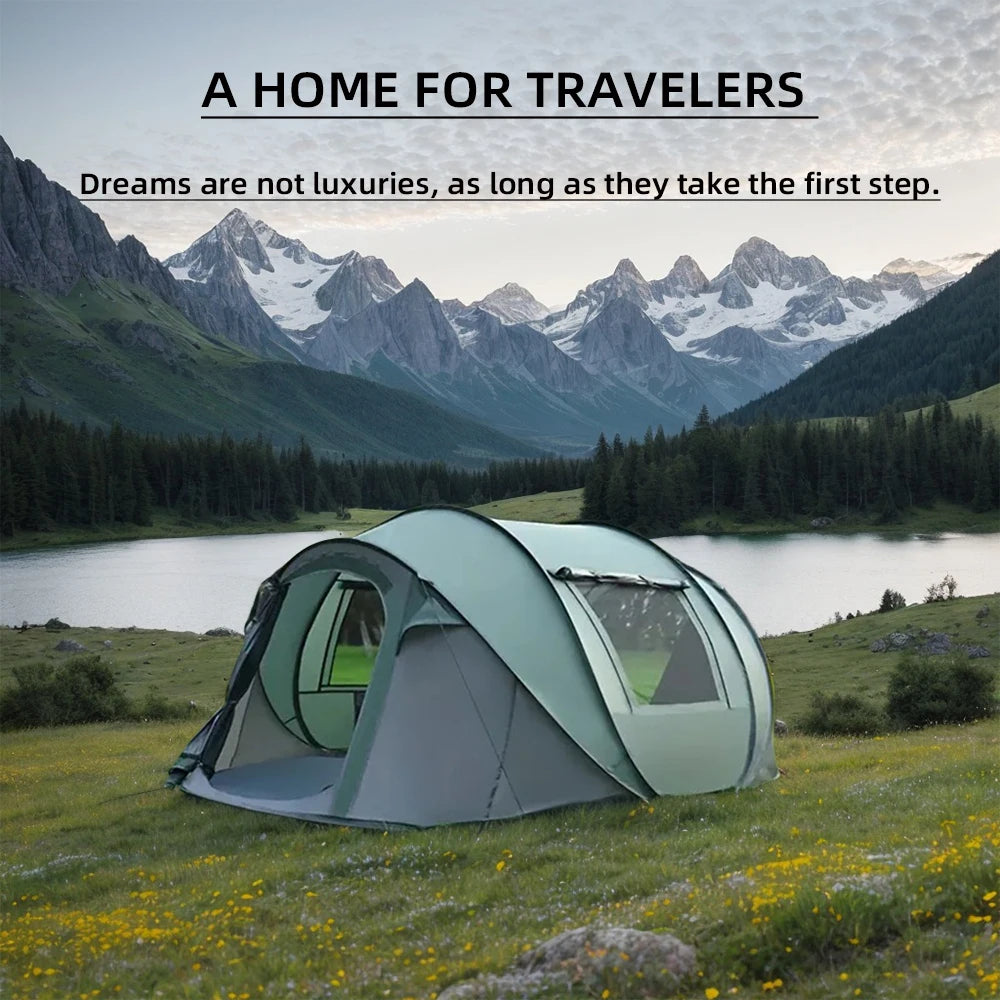 Automatic Pop Up Camping Tent for 4 to 6 People