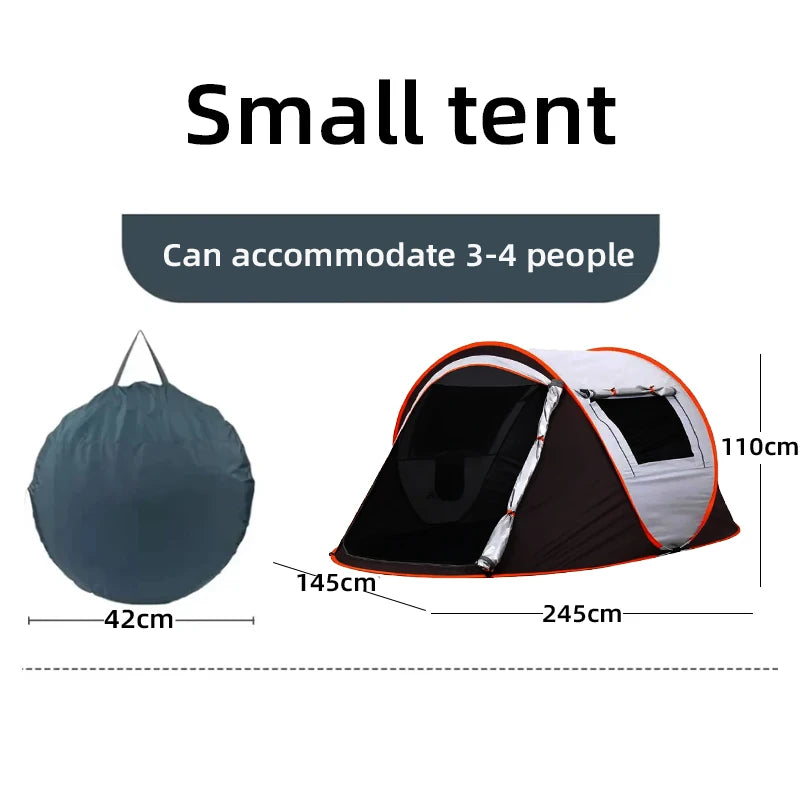 Automatic Pop Up Camping Tent for 4 to 6 People