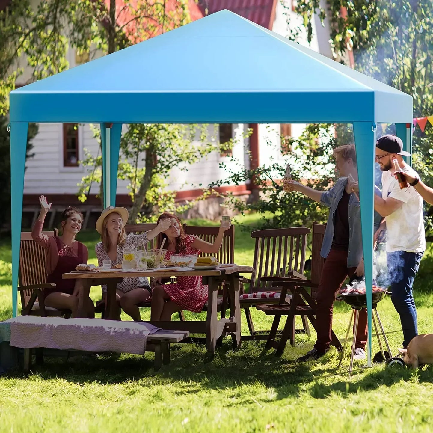 3x3m Sunshade Gazebo Portable Outdoor Rainproof Tent. See More