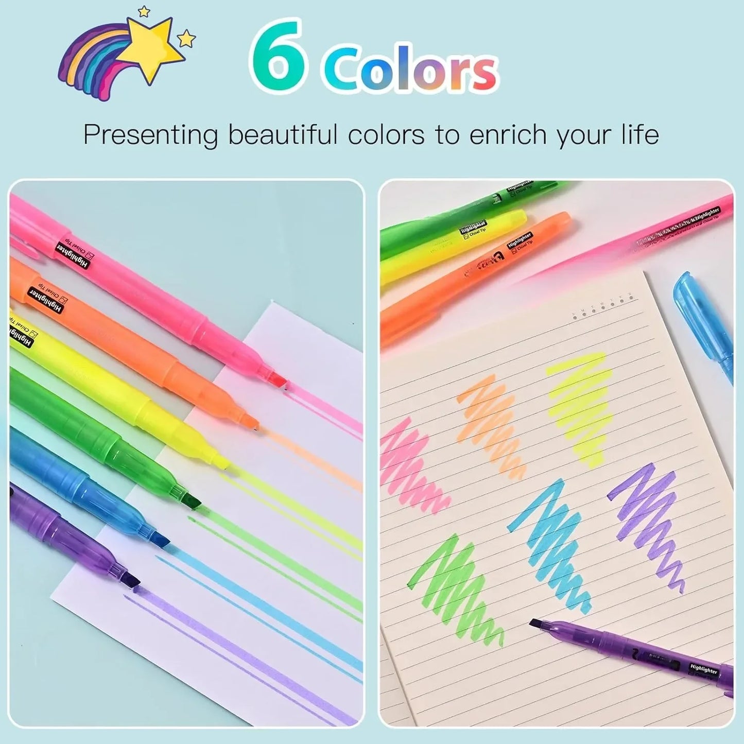 Bulk Pack Multicolor Highlighters