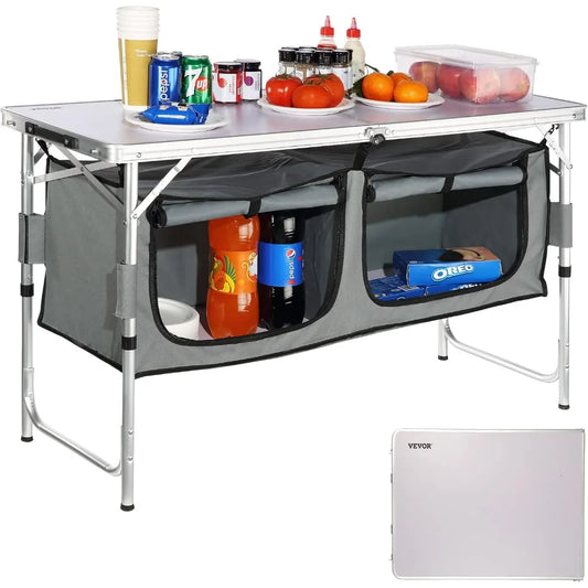 Folding Outdoor Camping Kitchen Station for Patio