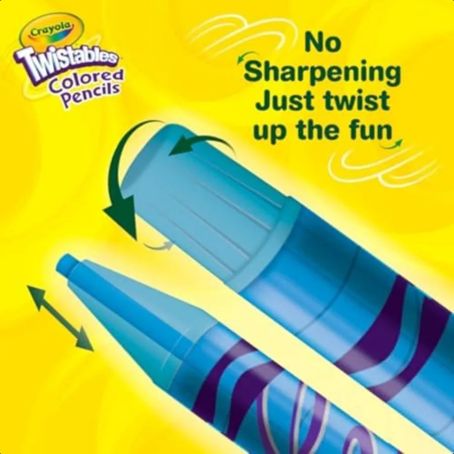 Twistable Colored Pencil Set 50 Pieces