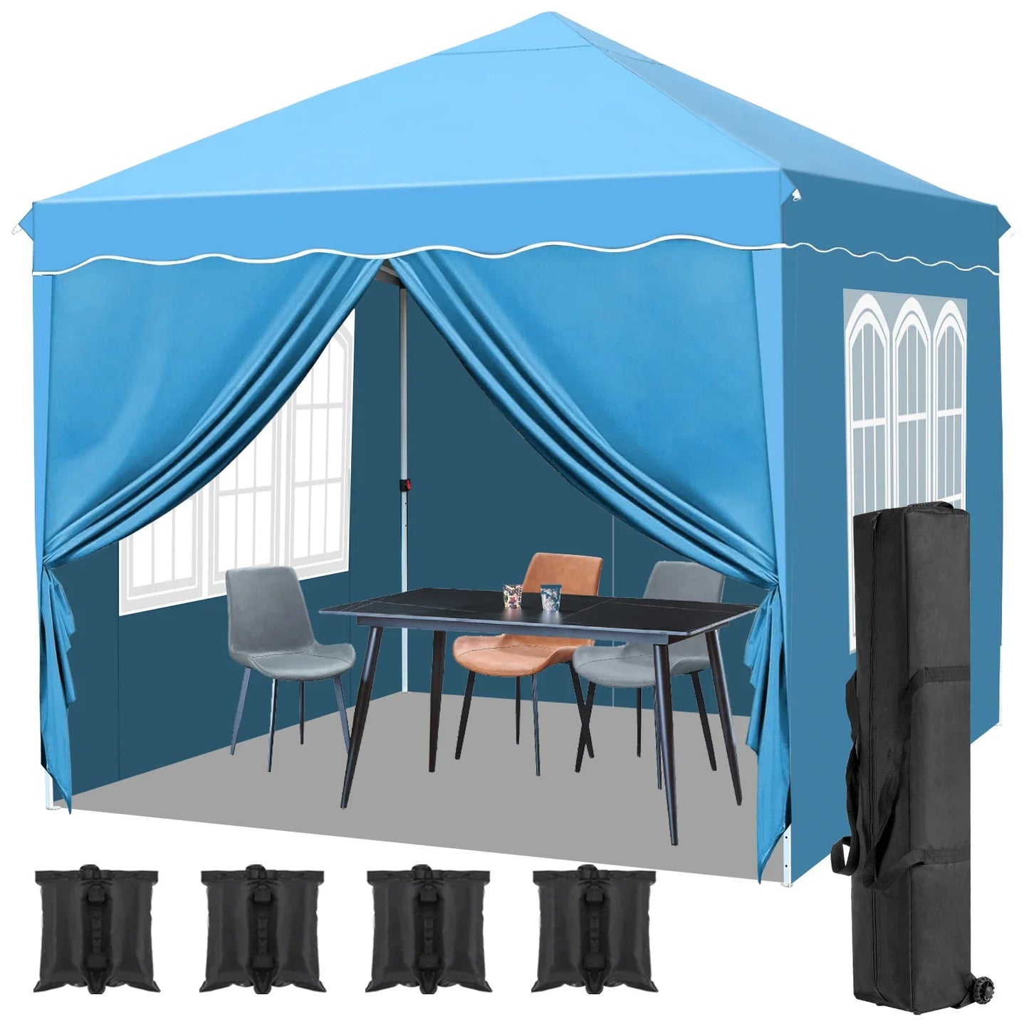 3x3m Sunshade Gazebo Portable Outdoor Rainproof Tent. See More