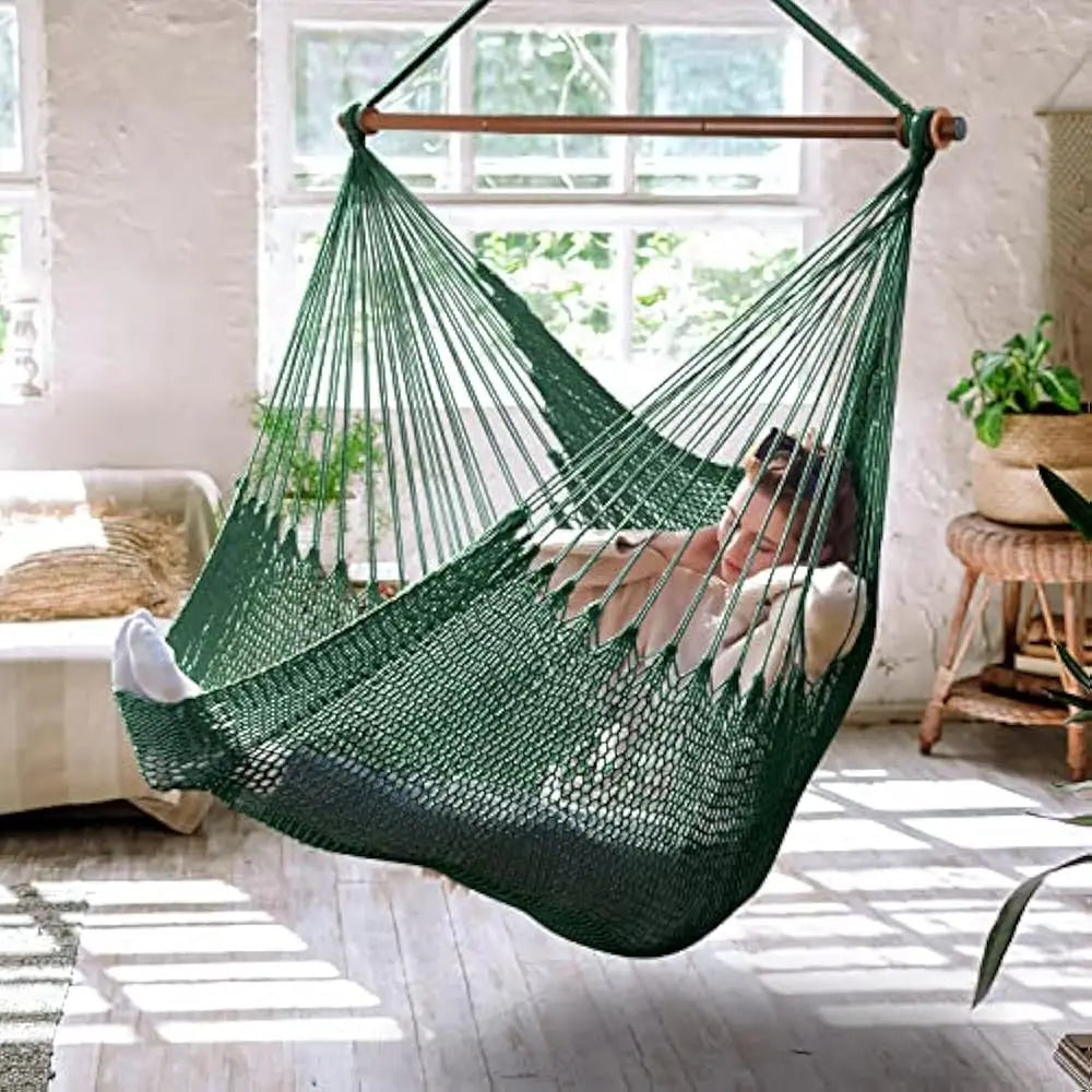 XL Hammock Chair with Detachable Steel Bar