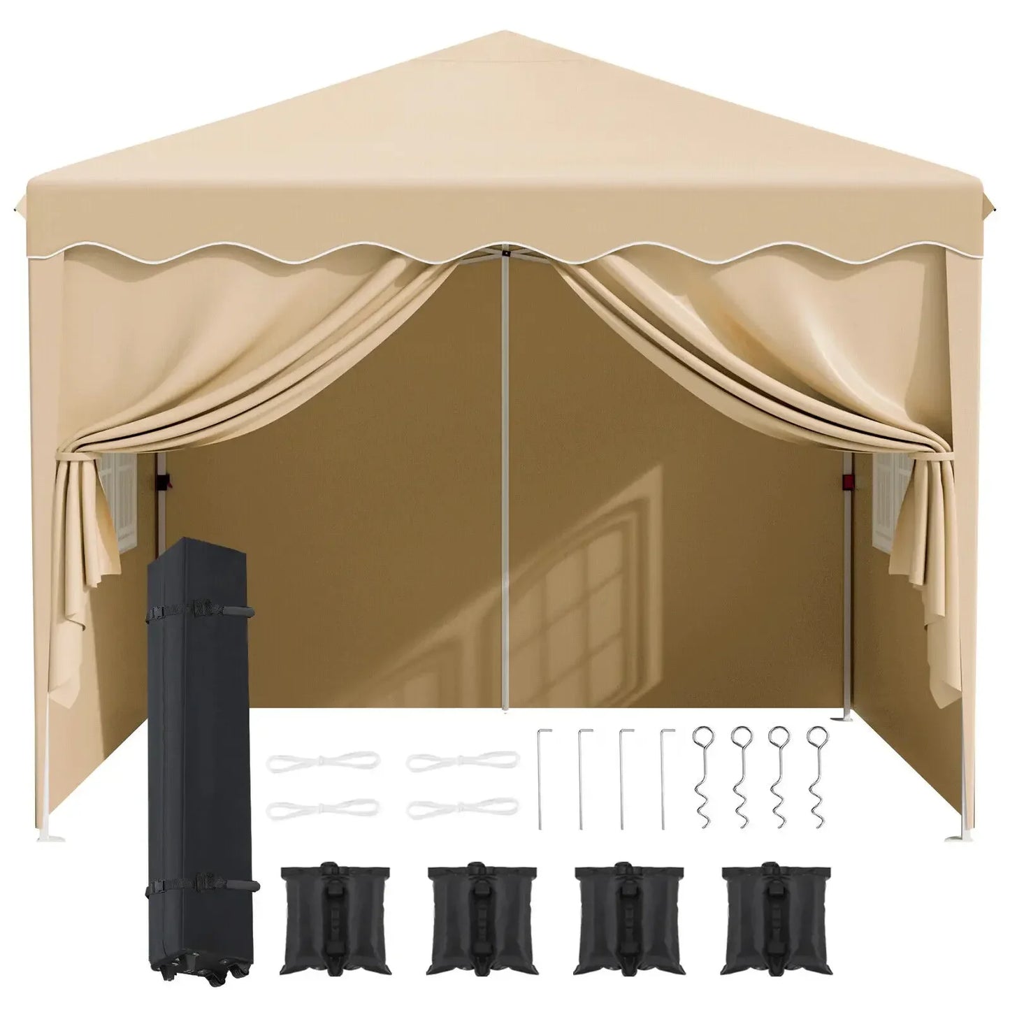 3x3m Sunshade Gazebo Portable Outdoor Rainproof Tent. See More