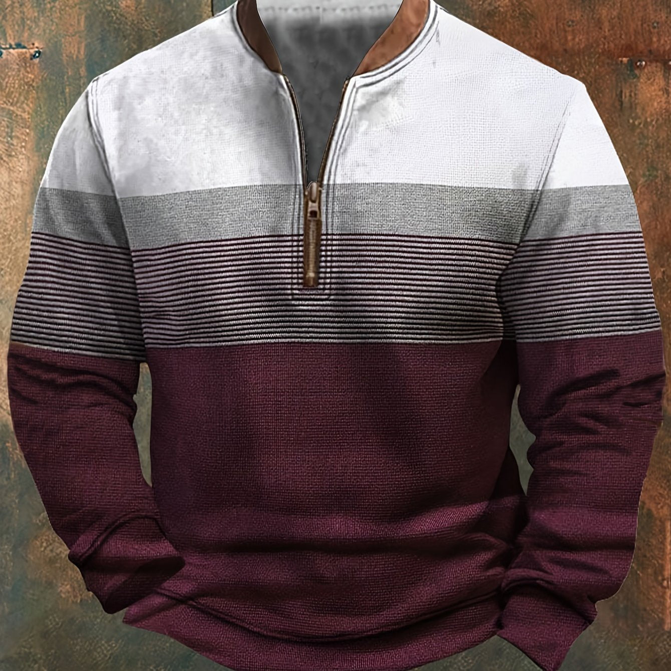 Men's Polo Shirts, Long Sleeves, Zippers, Prints, Fall/Winter, Read More