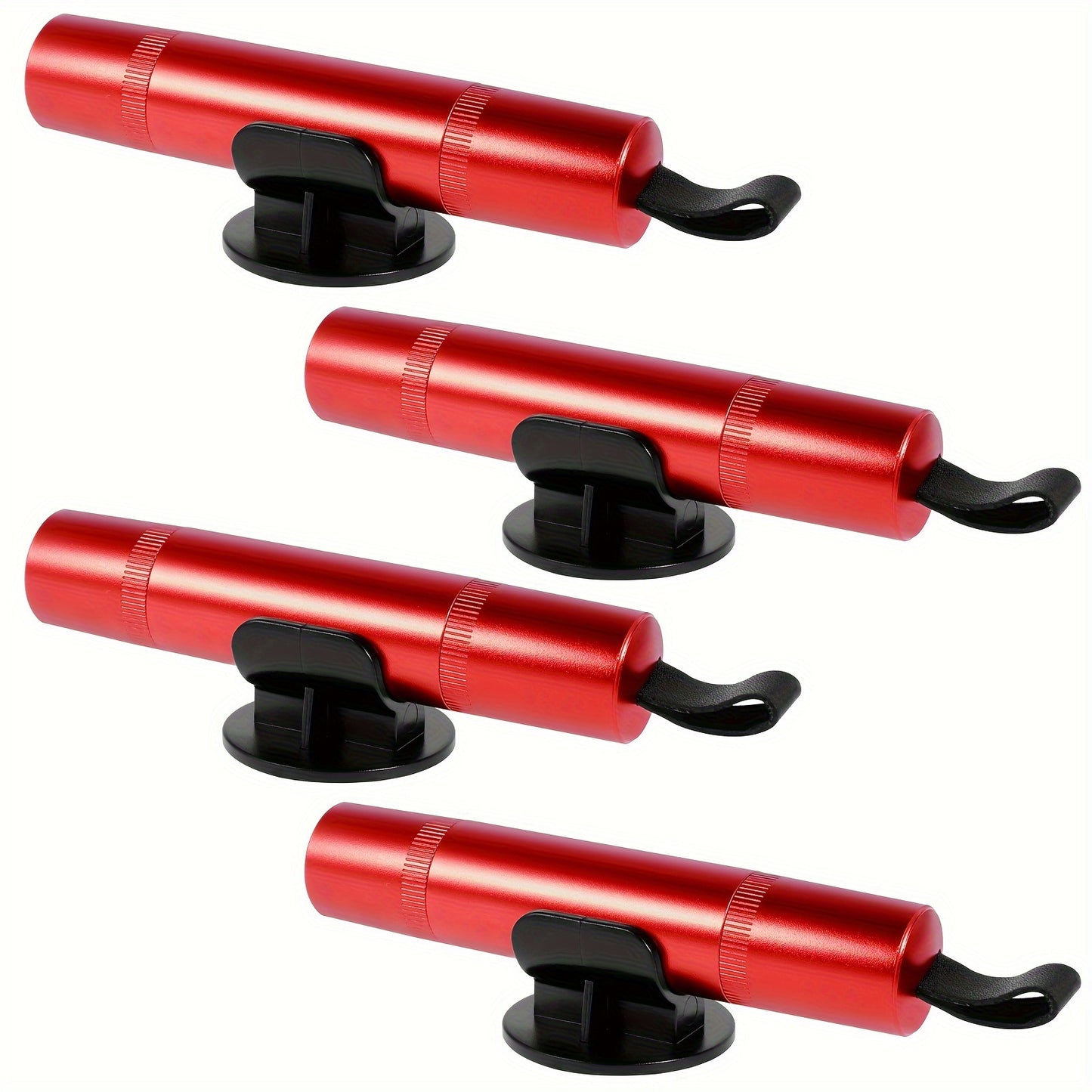 4pcs Emergency Car Escape Tools - Hammer with Seatbelt Cutter,