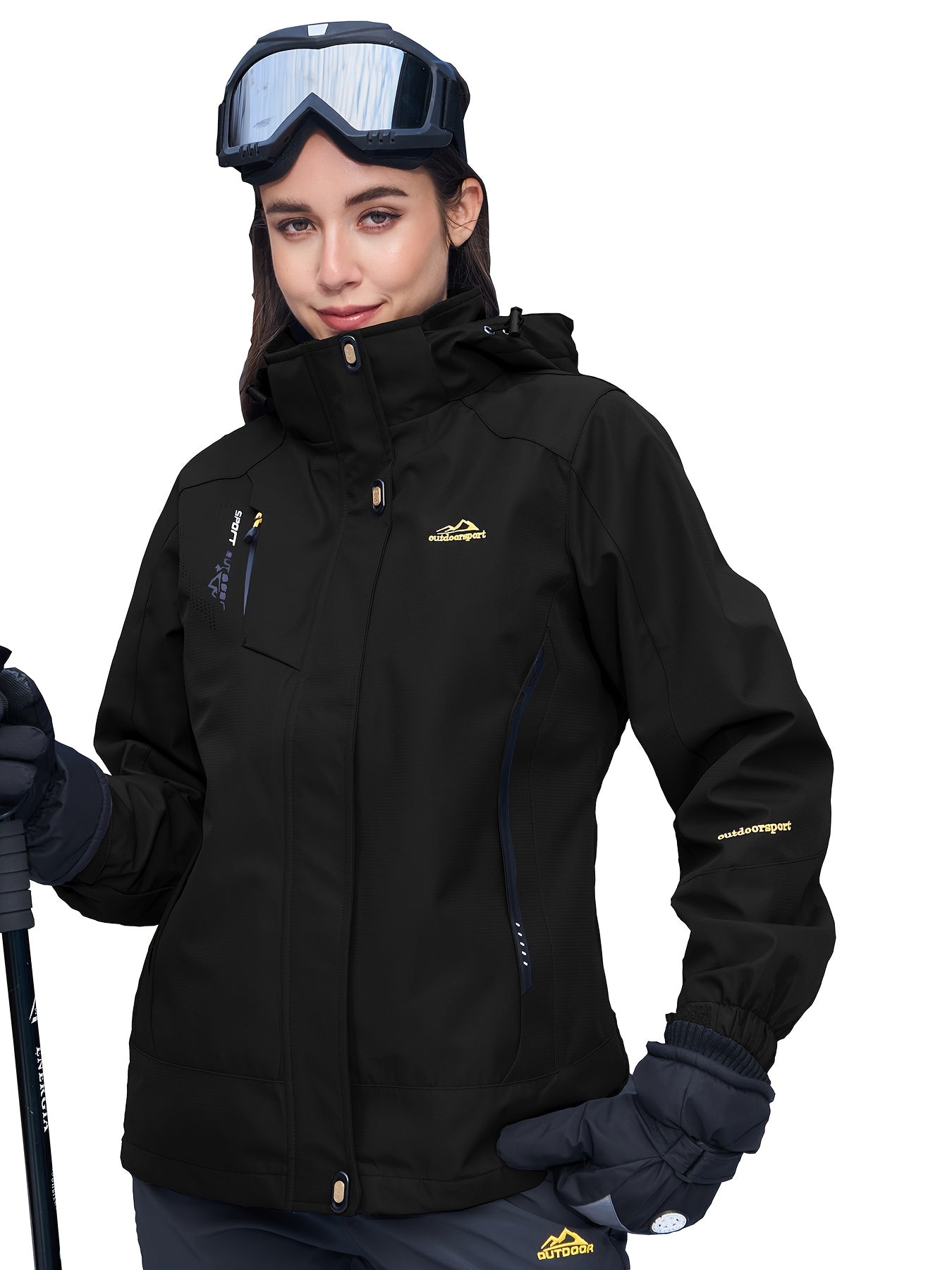 Women’s 3-in-1 Ski Jacket with Detachable Fleece Liner