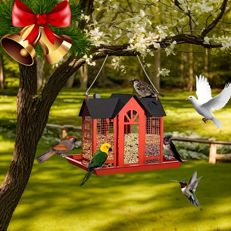 Large Outdoor Bird Feeder Metal Mesh & Triple Feeders Read More