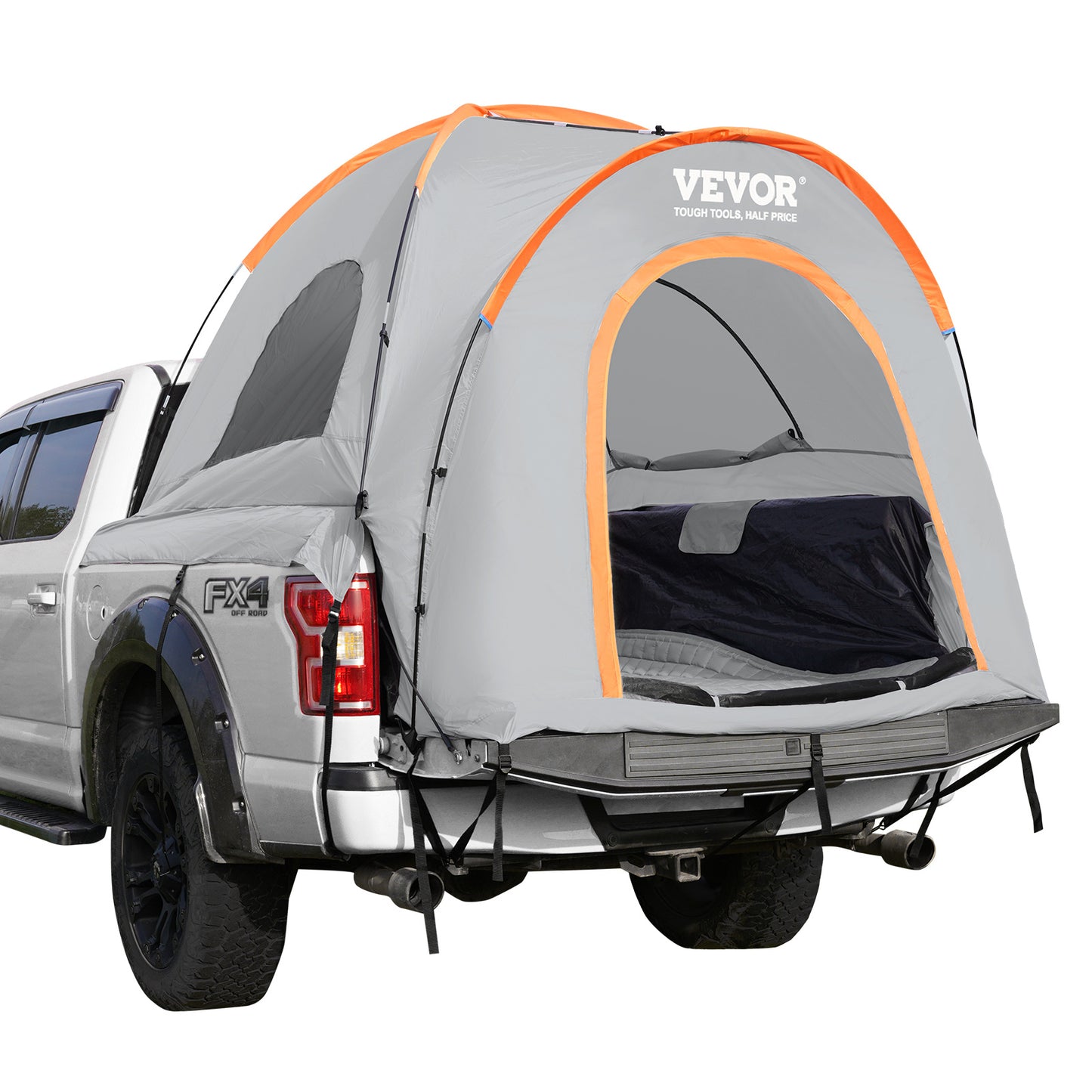 Pickup Truck Bed Tent, 6.4'-6.7' w/ Rain Layer and Carry Bag, Read More.