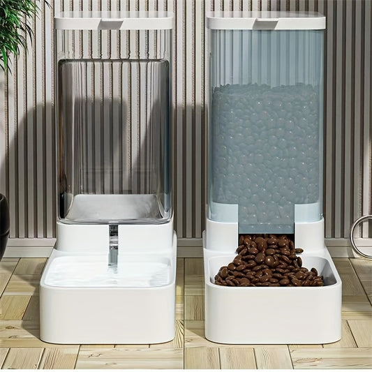 Cat & Dog Automatic Water & Food Bowl Dispenser Without Battery