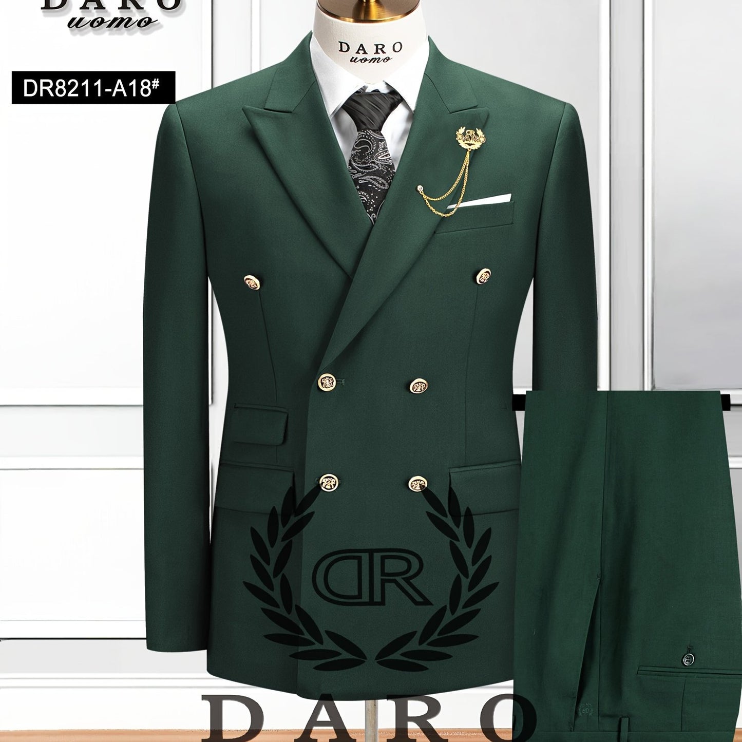 Men's Double-Breasted Blazer - Tailored Fit Suit Coat Read More