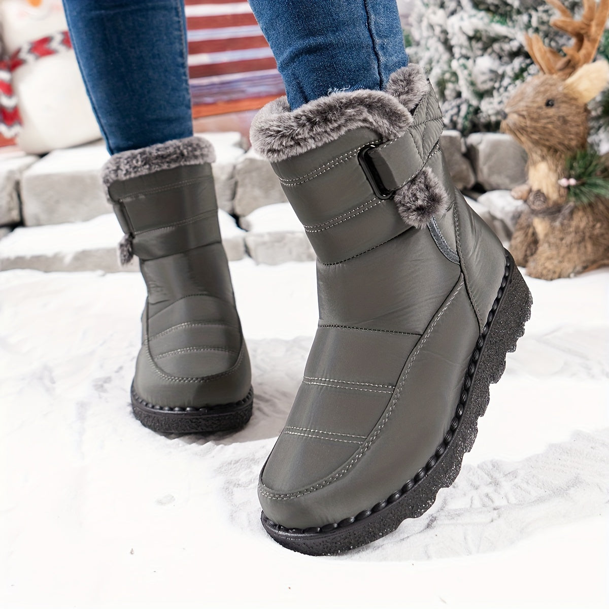Women's Comfortable, Warm, and Water-Resistant Winter Boots