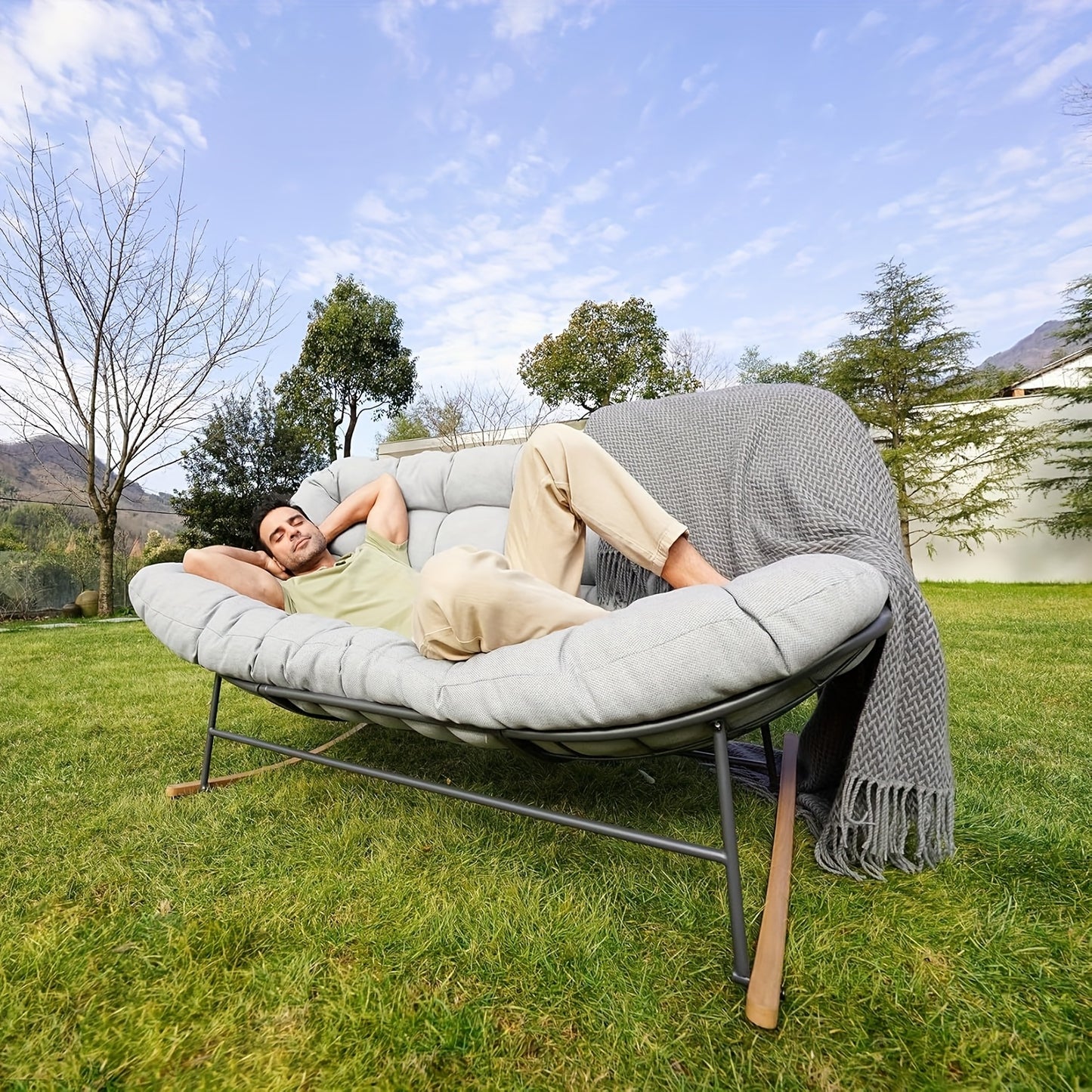 2-Person Oversized Rocking Chair