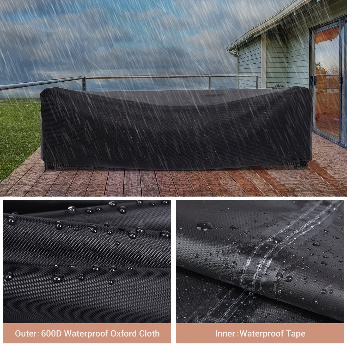 Heavy Duty Outdoor Furniture Covered Waterproof,